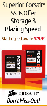 Superior Corsair® SSDs Offer Storage & Blazing Speed