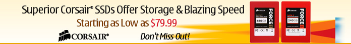 Superior Corsair® SSDs Offer Storage & Blazing Speed