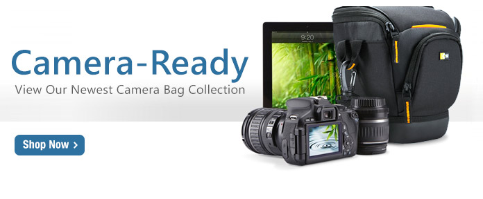 Camera Ready, View our newest camera bag collection