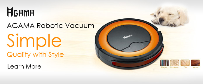 AGAMA Robotic Vacuum. Simple Quality with Style
