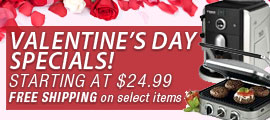 Valentine's Day Specials! Starting at $24.99 with Free Shipping on Select Items