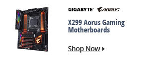 X299 Aorus Gaming Motherboards