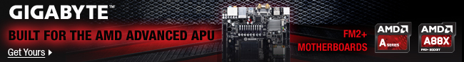 BUILT FOR THE AMD ADVANCED APU