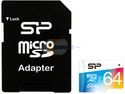 Silicon Power 64GB up to 85MB/s MicroSDXC UHS-1 Class10, Elite Flash Memory Card with Adaptor