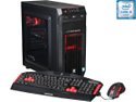 CyberpowerPC Gamer Xtreme S101 Intel Core i5 6th Gen 6600K (3.50 GHz) Desktop Computer, 8GB Memory, 1TB HDD