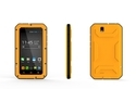 RIV R55PRO AWS II, Unlocked Android 4.4 Smartphone, Tri-proof,Quad Core 1.2 Ghz Processor, 5.5 Inch Screen, 8MP AF Camera, 3G+2G Dual SIM Card, Compatible with Wind, Mobilicity, T-Mobile, Yellow