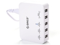 ORICO DCAP-5S-WH 5V/8A/40W 5-Port USB Smart Charging Station