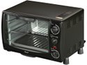 Rosewill RHTO-13001 6 Slice Black Toaster Oven Broiler with Drip Pan