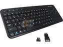Refurbished: Logitech K400 (920-003070) Black USB RF Wireless Standard Keyboard