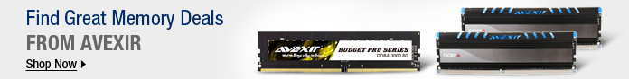 Find Great Memory Deals from AVEXIR