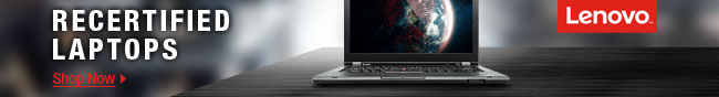 LENOVO - RECERTIFIED LAPTOPS