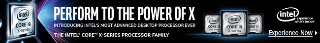 INTEL CORE i9 - PERFORM TO THE POWER OF X