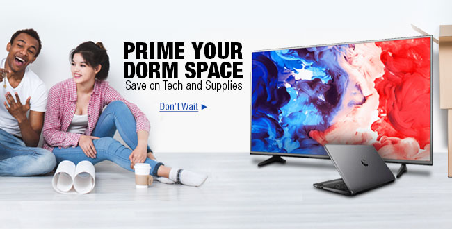 PRIME YOUR DORM SPACE