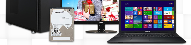 Case, HDD, Monitor, Laptop