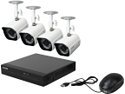 Zmodo 4CH NVR + 4 HD 720P Day/Night Outdoor sPoE IP Camera