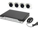 Zmodo ZM-I8YB48 8 Channel H.264, 960H DVR Security System with 4 x 700TVL Night Vision w/IR Cut Outdoor Cameras (No HDD)