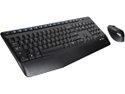Refurbished: Logitech MK345 Black RF Wireless Standard Keyboard & Mouse
