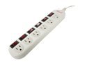 Rosewill RPS-200 6 Outlets Power Strip - 125V Input, 1875W Maximum Power Output, 6 Feet Cord Length