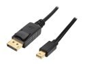 StarTech MDP2DPMM6 6 ft Mini DisplayPort to DisplayPort 1.2 Adapter Cable M/M - DisplayPort 4k with HBR2 support - 6 feet Mini DP to DP Cable