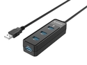 ORICO W5PH4-U3-BK Ultra Mini Bus-Powered USB3.0 4-Port HUB for Laptop Tablet and Desktop
