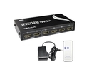 iKKEGOL 4 Port Output 4x 2 Input HDMI Splitter Switch Box 1080P Blue Ray HDTV DVD HUB Remote Control with Power Supply