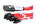 3ware 1 Unit of .5M Multi-lane Internal (SFF-8087) Serial ATA Breakout Cable