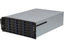 NORCO 4U Rackmount Server Case with 24 Hot-Swappable SATA/SAS Drive Bays