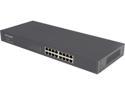 TP-LINK 10/100/1000Mbps Unmanaged 16-Port Gigabit rackmountable Switch, Metal Case, Power-Saving