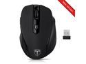 VicTsing 2.4G Wireless Mouse with Nano Receiver, 6 Buttons, 15 Months Battery Life, 2400 DPI 5 Adjustable Levels (Black)