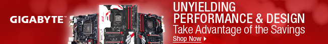 GIGABYTE - UNYIELDING PERFORMANCE & DESIGN