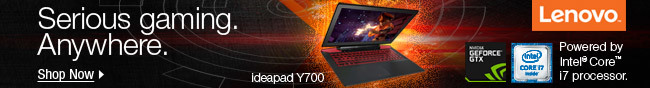 Lenovo - Serious gaming. Anywhere.