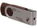 Team Color Turn 16GB USB 3.0 Flash Drive (Brown) Model TG016GE902C3