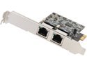 Rosewill PCI-Express Dual Port Gigabit Ethernet Network Adapter 2 x RJ45