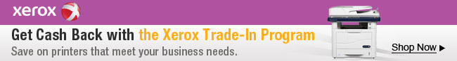 Get Cash Back with the Xerox Trade-In Program
