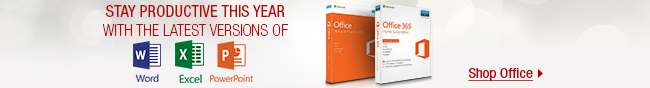 STAY PRODUCTIVE THIS YEAR WITH THE LATEST VERSIONS OF MICROSOFT OFFICE