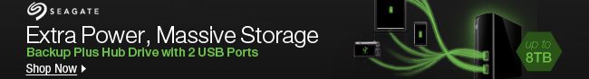 Seagate - Extra Power, Massive Storage
