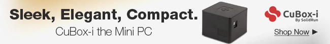 Sleek, Elegant, Compact. CuBox-i the Mini PC