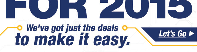 We've got just the deals to make it easy.