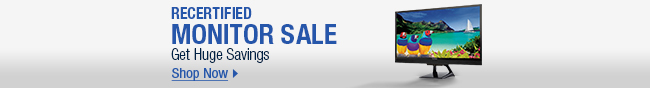 RECERTIFIED MONITOR SALE