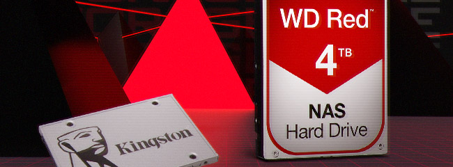 Kingston 480GB SSD Only $154.99, WD Red 4TB NAS HDD Just $189.99 & More