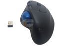 Refurbished: Logitech M570 910-001799 Trackball Black RF Wireless Laser Mouse