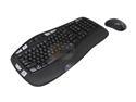 Refurbished: Logitech MK550 Black USB RF Wireless Ergonomic Wave Combo