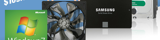 Windows 7, CPU Fan, SSD, HDD