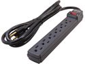 TRIPP LITE TLP6B 6 Feet 6 Outlets 360 joules Protect It! Surge Suppressor Black