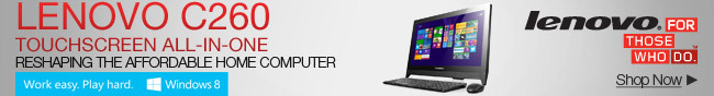 LENOVO C260 TOUCHSCREEN ALL-IN-ONE