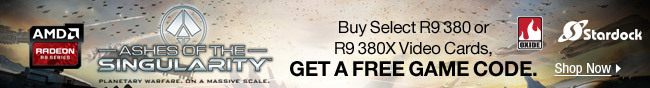 Buy Select R9 380 or R9 380x Video Cards, GET A FREE GAME CODE