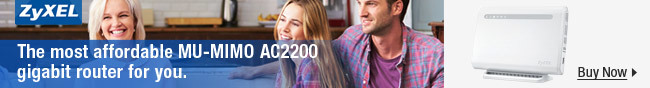 ZyXEL - The most affordable MU0MIMO AC2200 gigabit router for you.