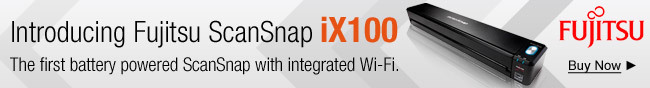 Introducing Fujitsu ScanSnap iX100
