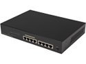 Rosewill RFS-108P POE Switch, 4x 10/100Mbps Auto-MDIX PoE Ports (1~4), 4x 10/100Mbps Auto-MDIX Fast Ethernet Ports (5 ~8), Green Ethernet Desktop Metal Enclosure Switch