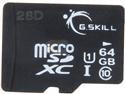 G.SKILL Mobile Devices (microSD) 64GB microSDXC Flash Card